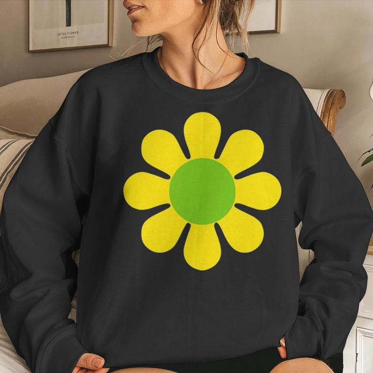 Vintage Ricky Ticky Sticker Hippie Flower Power 60S 70S Reto Women Crewneck Graphic Sweatshirt Gifts for Her