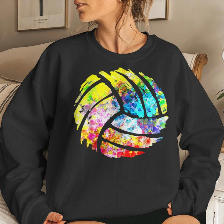 Volleyball For Dad Mom Player Coach Women Sweatshirt Gifts for Her