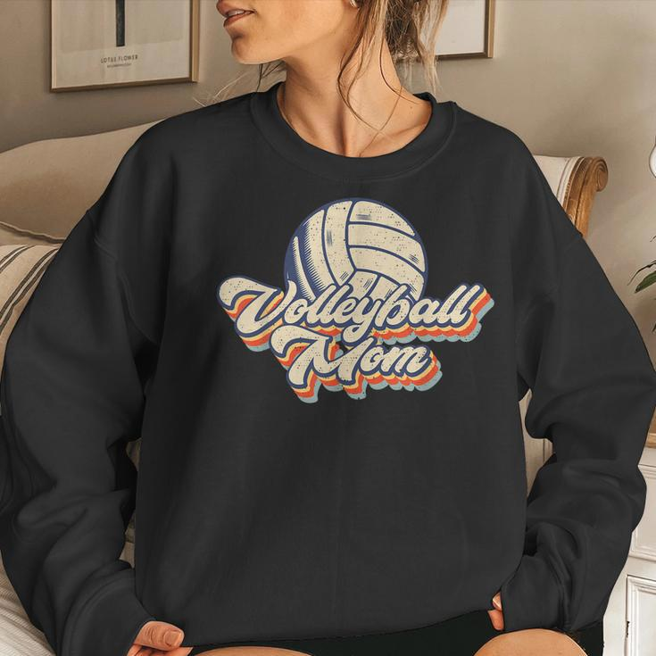 Volleyball Mom Mama Vintage Retro Women Women Sweatshirt Gifts for Her