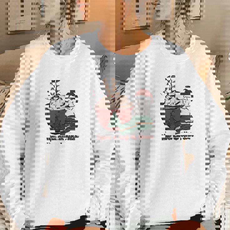 Christmas Have A Cup Of Cheer V2 Women Crewneck Graphic Sweatshirt Gifts for Her