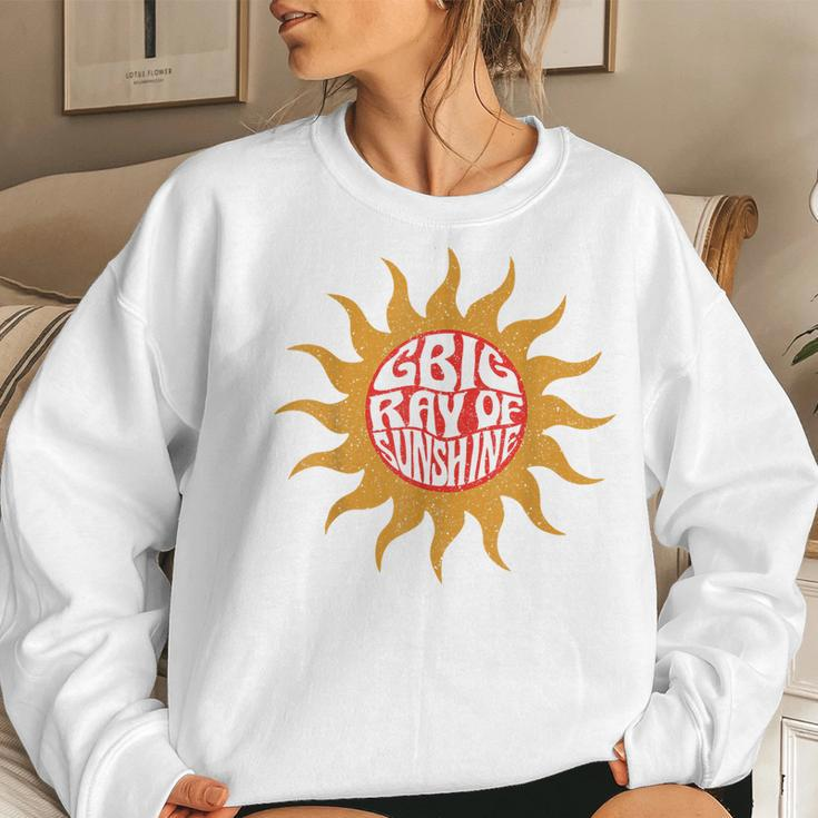 Gbig Ray Of Sunshine Sorority Girls Matching Little Sister Women Sweatshirt Gifts for Her