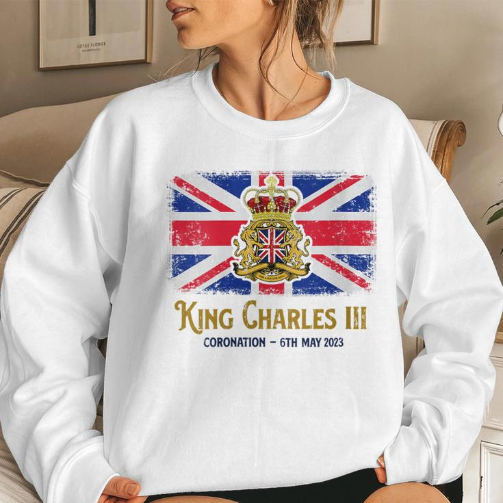 Womens King Charles Iii Coronation 2023 British Monarch Royal May Women Sweatshirt Gifts for Her