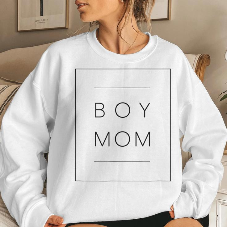 Mother Of Boys Proud New Boy Mom Women Sweatshirt Gifts for Her