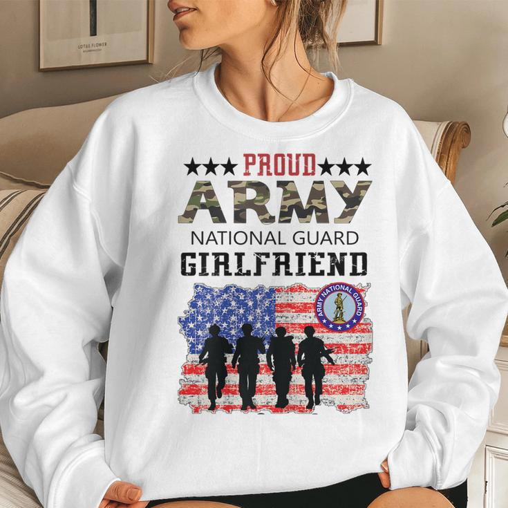 Proud Army National Guard Girlfriend Veteran Womens Women Sweatshirt Gifts for Her