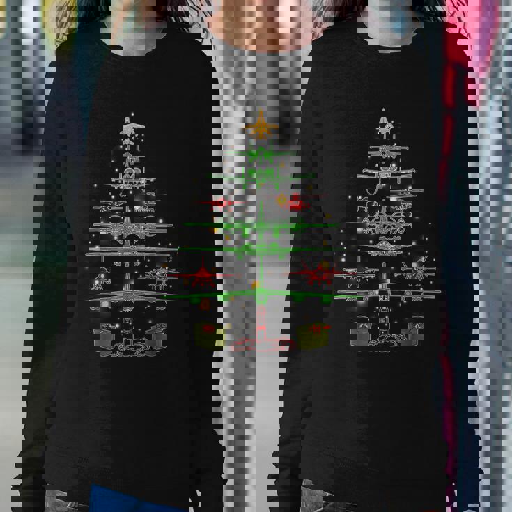 Air Force Mom Air Force Academy Christmas Tree Us Air Force Women Sweatshirt Unique Gifts