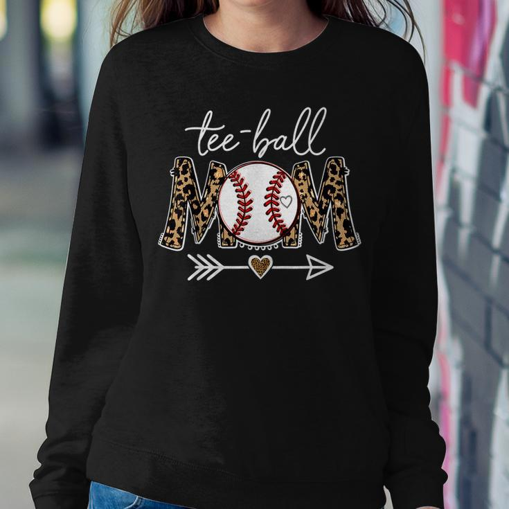 Ball Mom Leopard Tball Mom Baseball Sweatshirt Unique Gifts