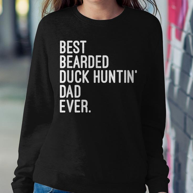 Best Bearded Duck Huntin Dad Ever Duck Hunting Season Mens Women Sweatshirt Unique Gifts