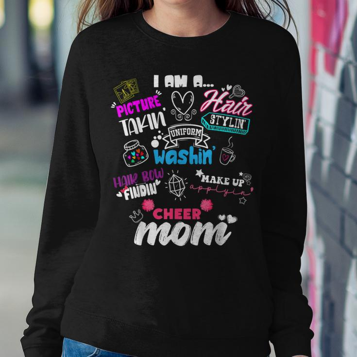 Cheerleading Mom For Cheer Moms Cheer Squad Cheer Mom Women Sweatshirt Unique Gifts