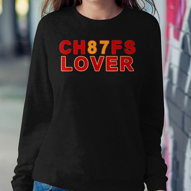 Chief Lover 87 Kansas City Football Christmas Pajamas Travis Women Sweatshirt Unique Gifts
