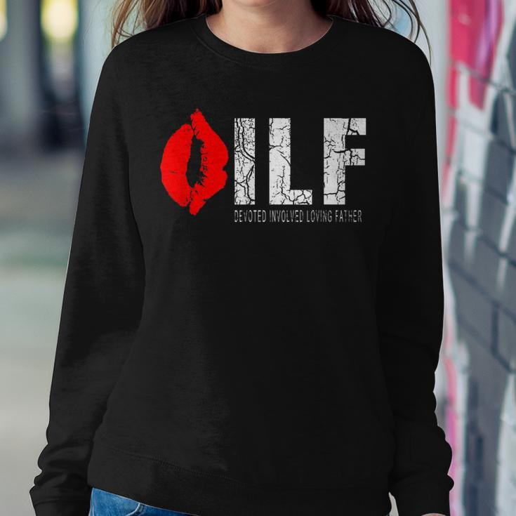 Dilf Fathers Day From Wife Women Sweatshirt Unique Gifts