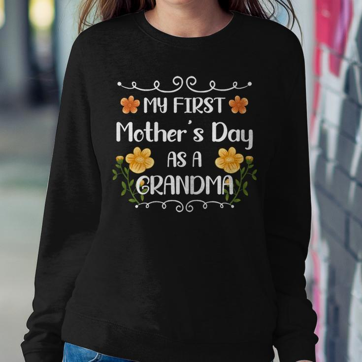 Womens My First As A Grandma In 2023 Women Sweatshirt Unique Gifts