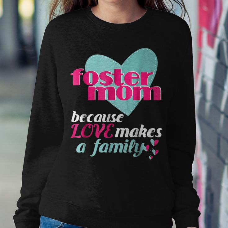 Foster Mom Parent Mothers Day Gift From Daughter Women Crewneck Graphic Sweatshirt Funny Gifts