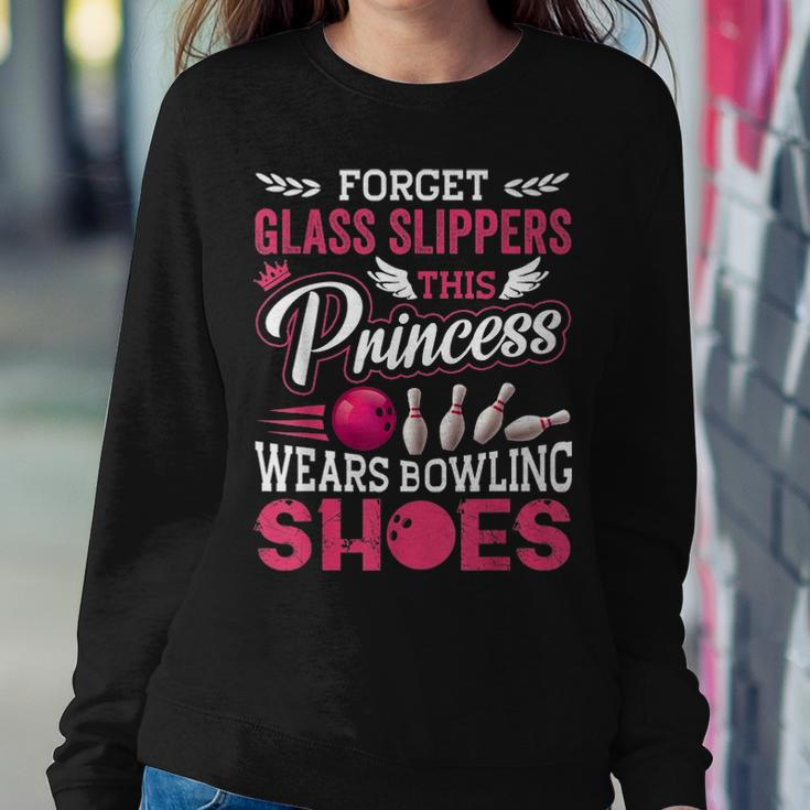Funny Bowling For Women Girls Kids Mom Wife Women Crewneck Graphic Sweatshirt Funny Gifts