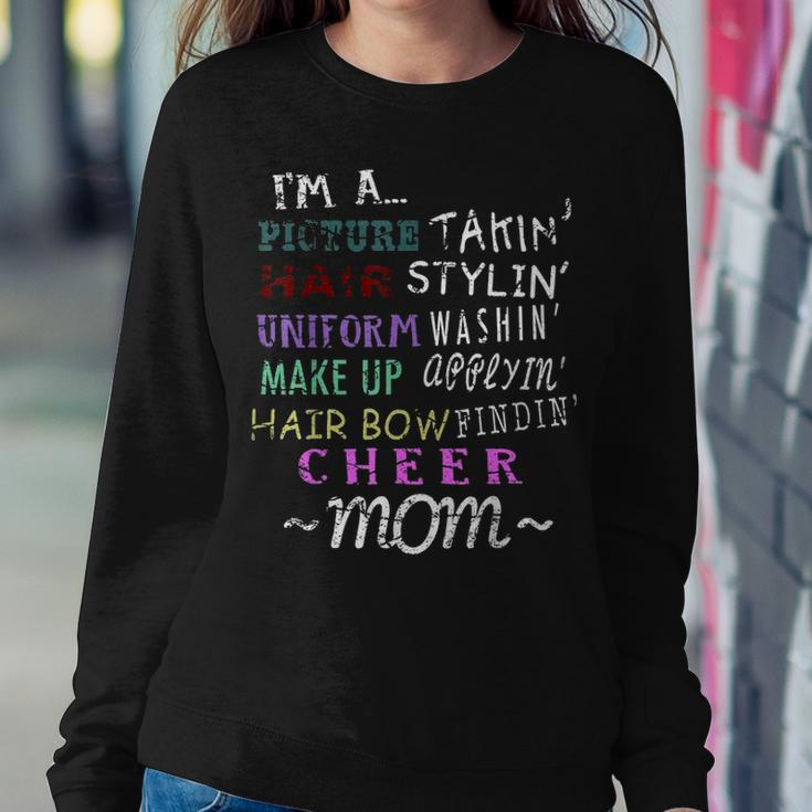 Funny Cheerleading Mom S For Cheer Moms Women Crewneck Graphic Sweatshirt Funny Gifts