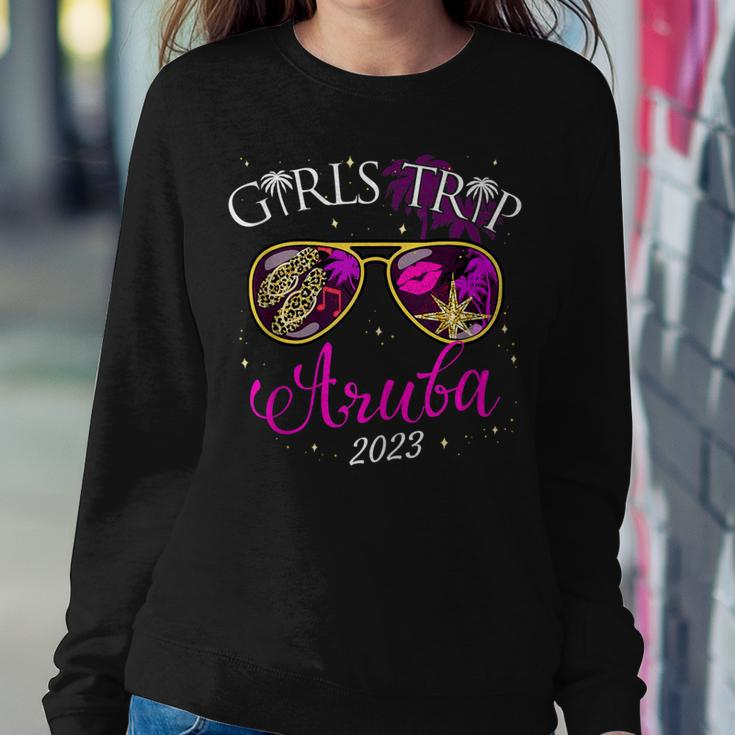Girls Trip Aruba 2023 For Women Weekend Birthday Squad Women Sweatshirt Unique Gifts