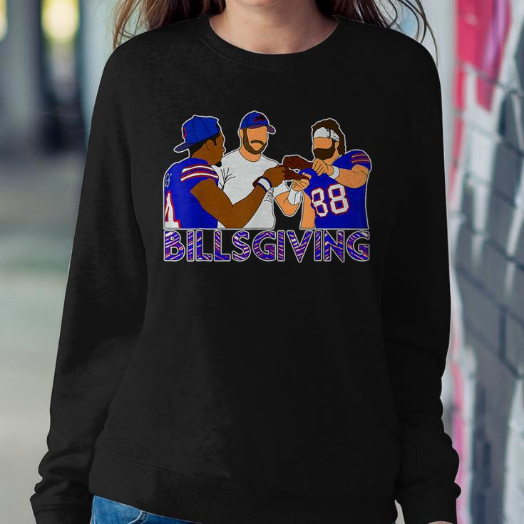 Happy Billsgiving Chicken Football Thanksgiving Women Sweatshirt Unique Gifts