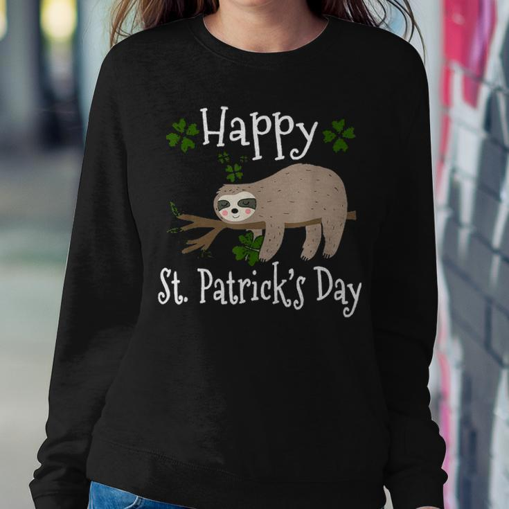 Happy Saint Paddy Lucky Shamrock Dad Mom Boy Girl Party Gift Women Crewneck Graphic Sweatshirt Funny Gifts