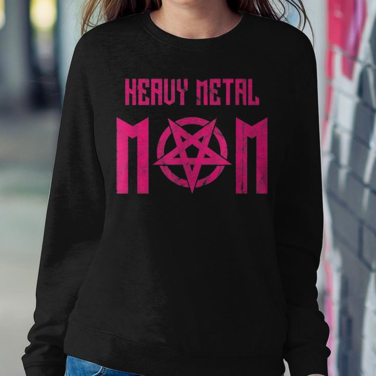 Heavy Metal Mom Rock Music Mama Mothers Day Gift Women Crewneck Graphic Sweatshirt Funny Gifts