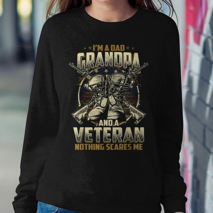Im A Dad Grandpa Veteran Fathers Day For Mens Womens Women Crewneck Graphic Sweatshirt Funny Gifts