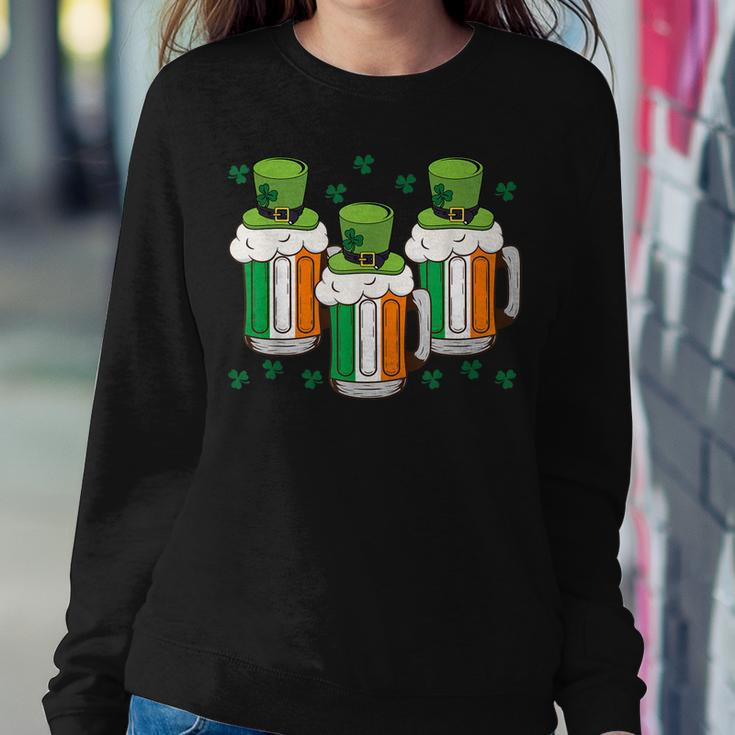 Irish Beer Ireland Flag St Patricks Day Men Women Leprechaun Women Crewneck Graphic Sweatshirt Personalized Gifts
