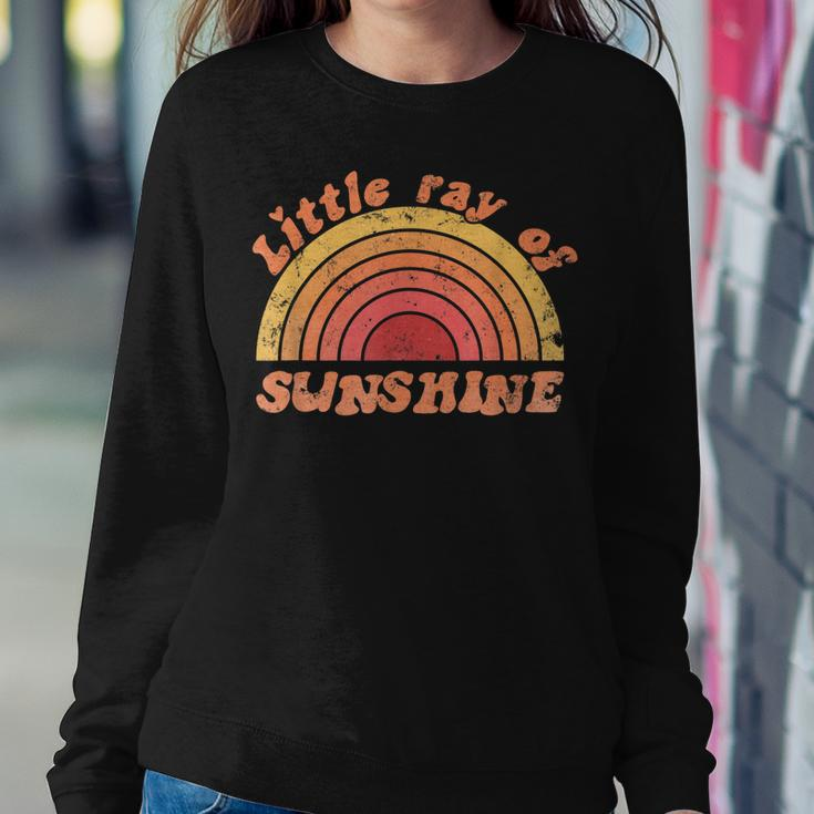 Little Ray Of Sunshine Sorority Girls Matching Little Sister Women Sweatshirt Unique Gifts