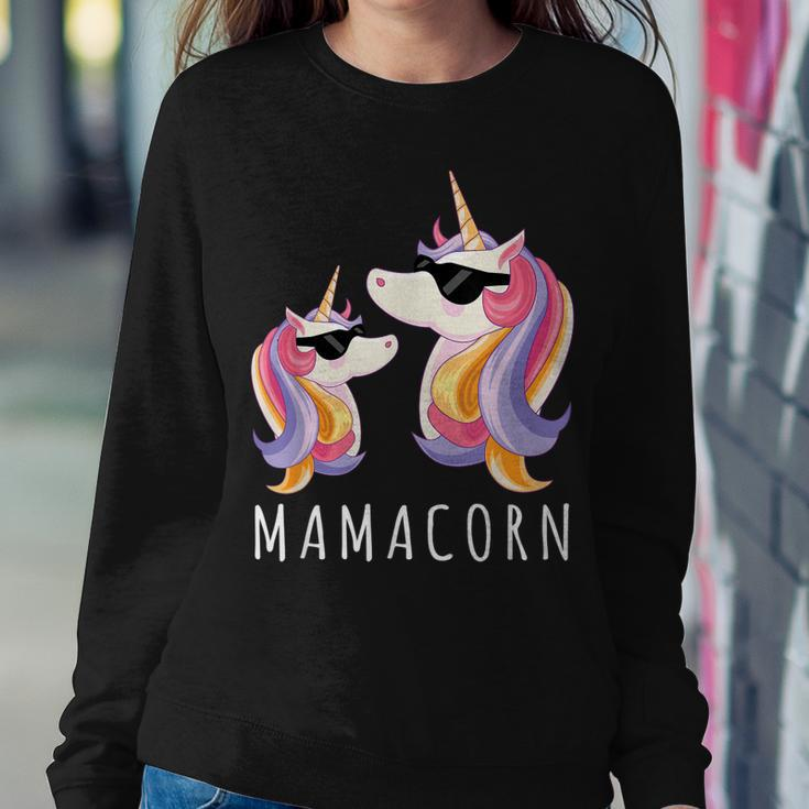 Mamacorn Mama Unicorn Mom And Baby Christmas Women Sweatshirt Unique Gifts