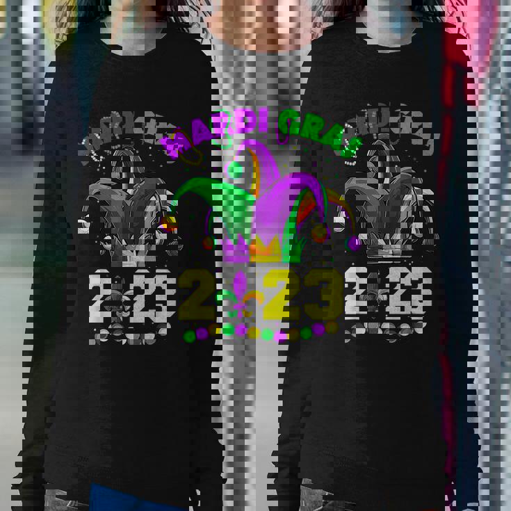 Mardi Gras 2023 Jester Outfit Kids Girl Boy Men Women Women Crewneck Graphic Sweatshirt Personalized Gifts