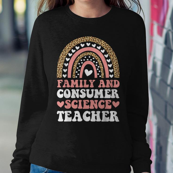 Men Family And Consumer Science Facs Teacher Back To School Women Crewneck Graphic Sweatshirt Funny Gifts