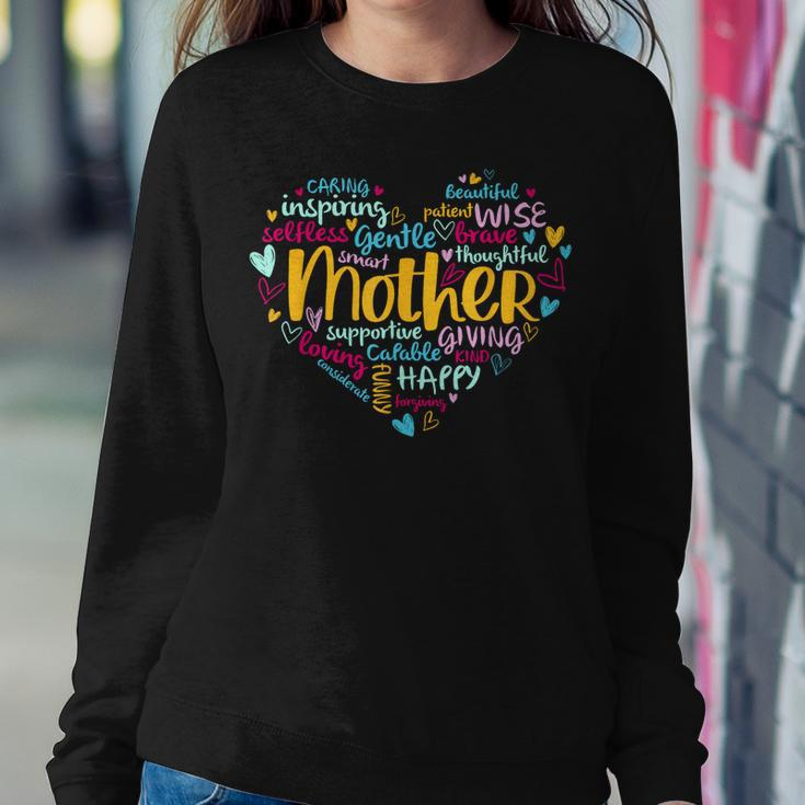 Women Mom Mother Hearts Women Sweatshirt Unique Gifts