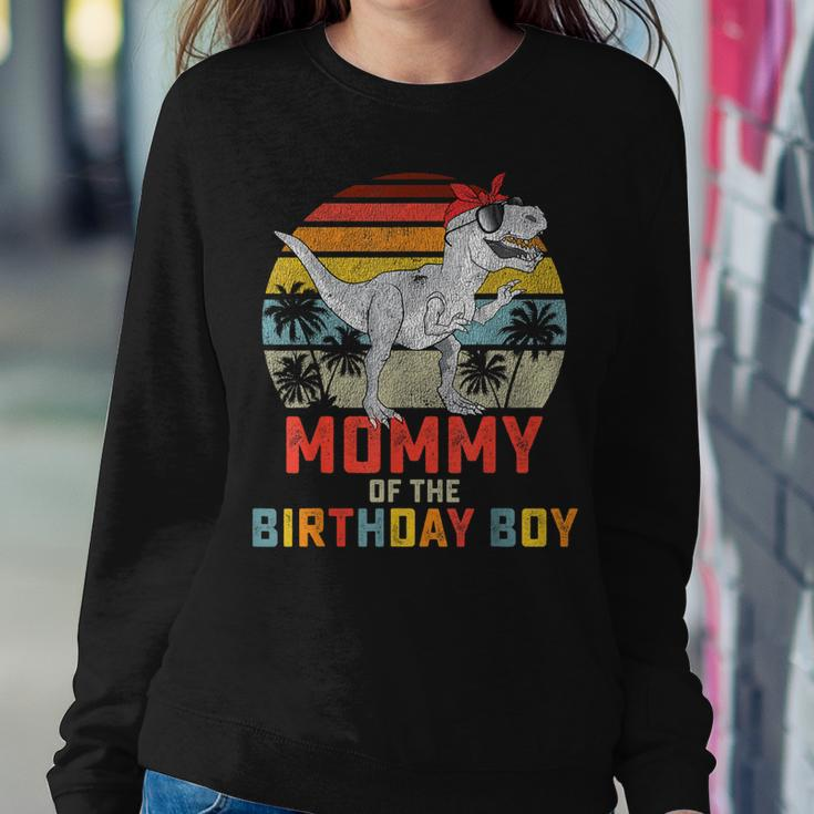 Mommy Dinosaur Birthday Boy Mom Matching Family Women Sweatshirt Unique Gifts