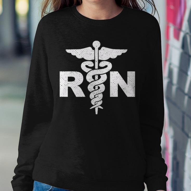 Nurses Day Registered Nurse Medical Nursing Rn Women Crewneck Graphic Sweatshirt Funny Gifts
