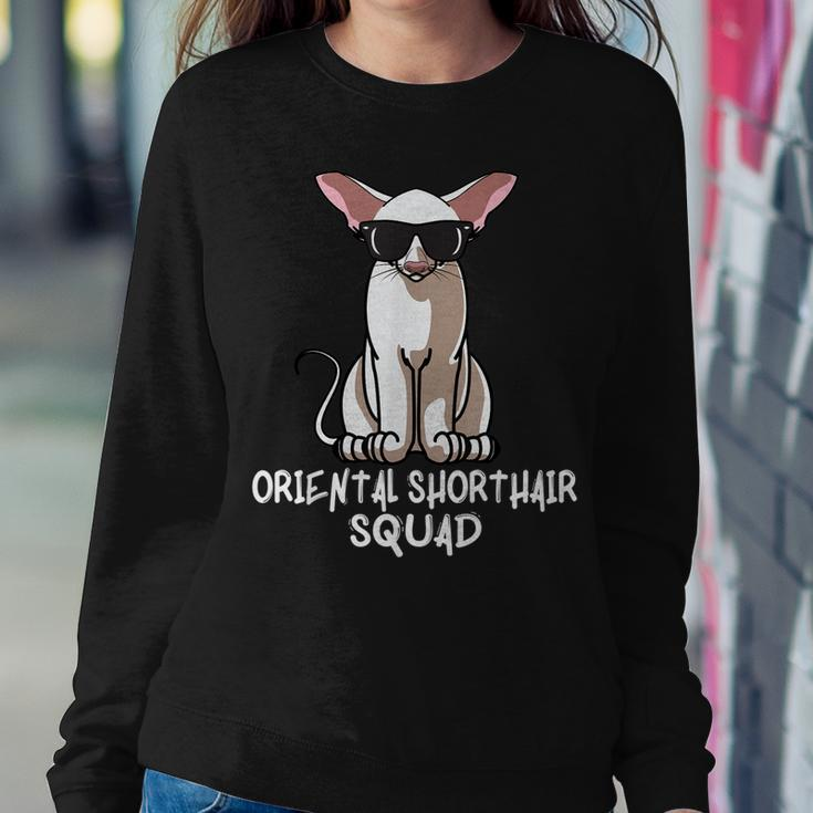 Oriental Shorthair Squad Cat Mom Squad Women Sweatshirt Unique Gifts