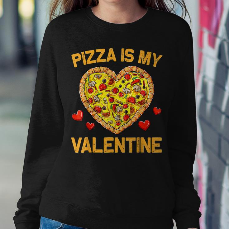 Pizza Is My Valentine For Mens Womens Boys Valentines Day Women Crewneck Graphic Sweatshirt Funny Gifts