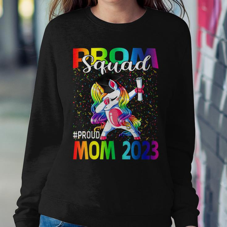 Prom Squad Proud Mom Class Of 2023 Unicorn Women Sweatshirt Unique Gifts
