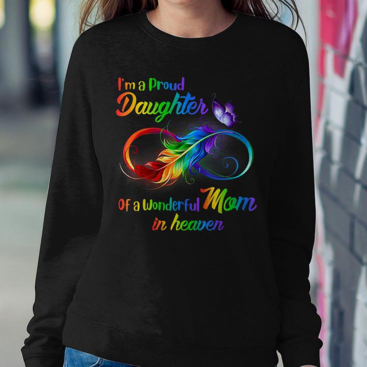Im A Proud Daughter Of A Wonderful Mom In Heaven For Women Women Sweatshirt Unique Gifts