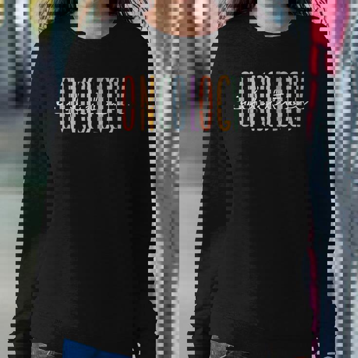 Rainbow Radiation Oncology Nurse Radiologic Technologist Women Sweatshirt Unique Gifts Rainbow Radiation Oncology Nurse Radiologic Technologist Women Sweatshirt Unique Gifts