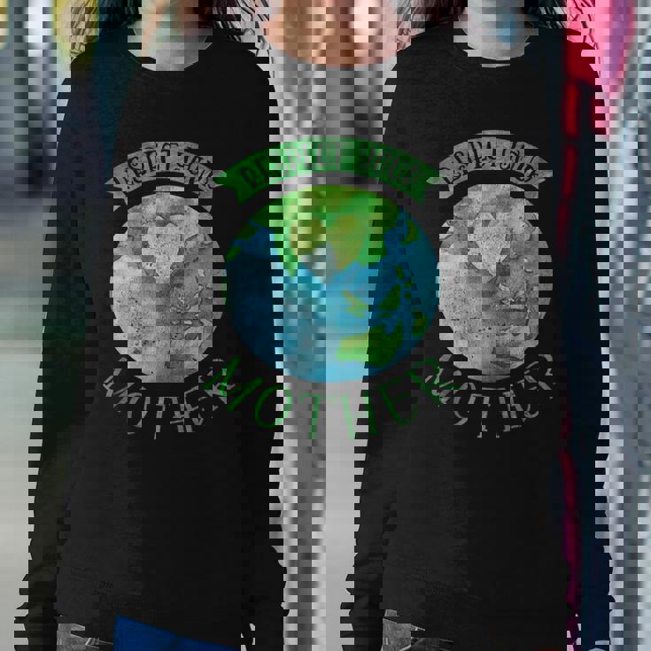 Respect Your Mother Earth Planet Day Green Environmentalist Women Crewneck Graphic Sweatshirt Personalized Gifts