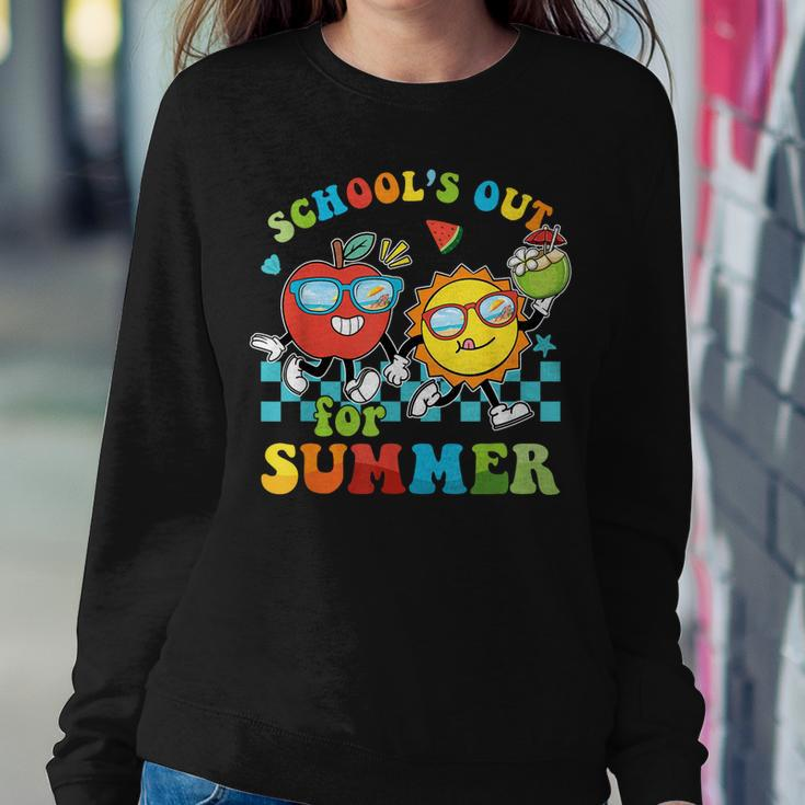 Schools Out For Summer Teacher Life Last Day Of School Women Sweatshirt Unique Gifts
