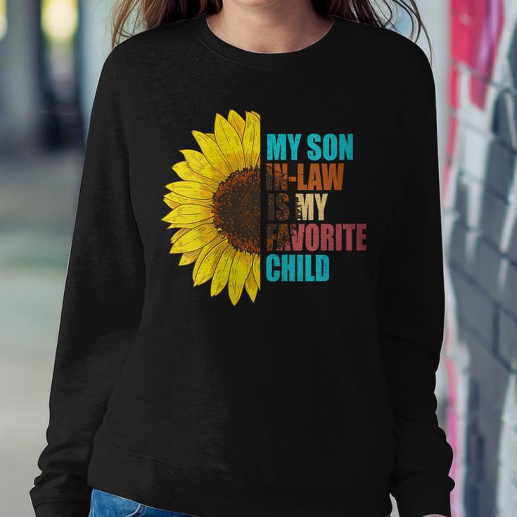Womens My Son In Law Is My Favorite Child Son In Law Vintage Women Sweatshirt Unique Gifts
