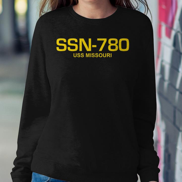 Ssn-780 Uss Missouri Women Crewneck Graphic Sweatshirt Funny Gifts