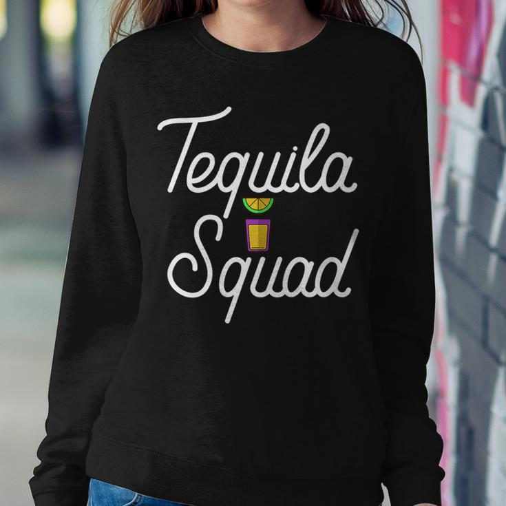 Tequila Squad Graphic Cinco De Mayo Friends Crew Women Sweatshirt Unique Gifts