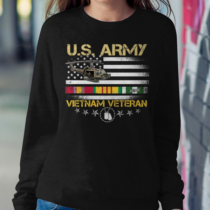 Us Army Vietnam Veteran Usa Flag Vietnam Vet Flag Men Women V2 Women Crewneck Graphic Sweatshirt Funny Gifts