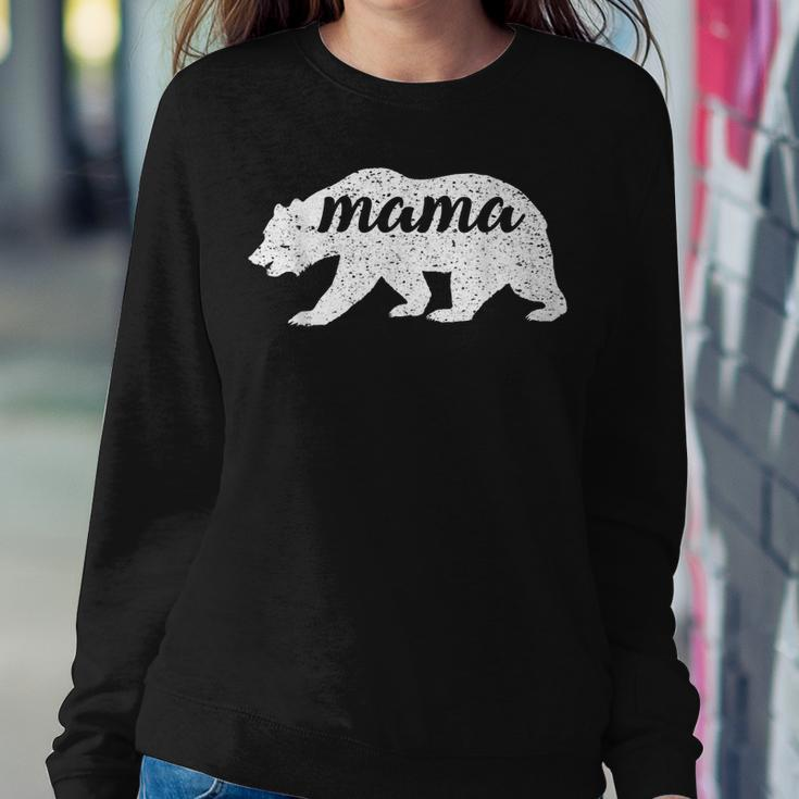 Womens Vintage Cute Mama Bear Mom Women Crewneck Graphic Sweatshirt Funny Gifts
