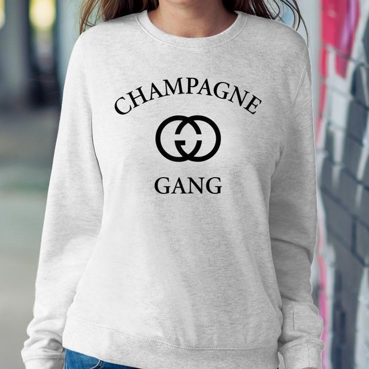 Champagne Gang Mom Womens Girlfriend Mothers Women Sweatshirt Unique Gifts