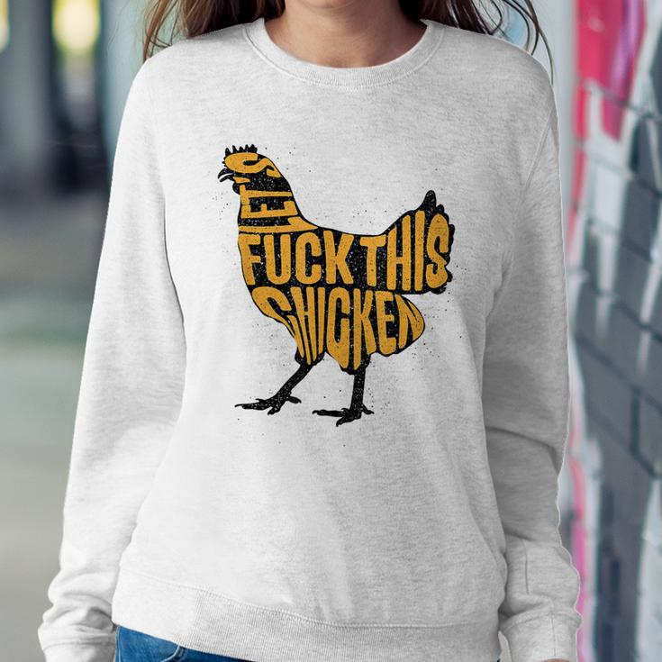 Chicken For Men Military Quote Lets Fuck This Chicken Women Sweatshirt Unique Gifts