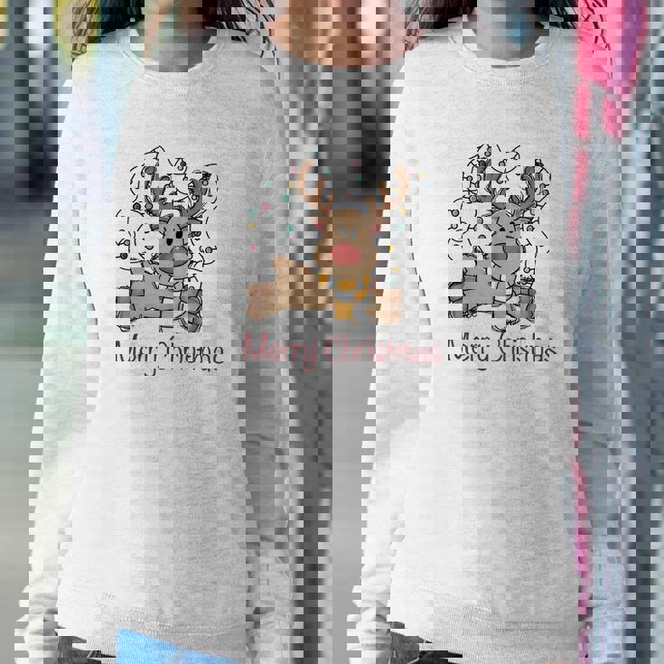 Christmas Deer Merry Christmas Women Crewneck Graphic Sweatshirt Personalized Gifts Christmas Deer Merry Christmas Women Crewneck Graphic Sweatshirt Personalized Gifts
