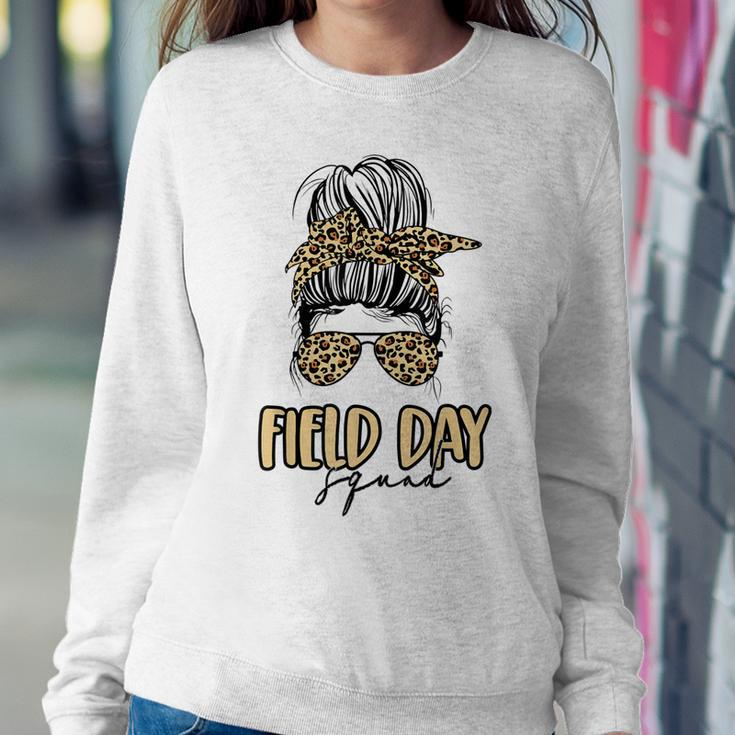 Field Day Teachers End School Field Day Squad Leopard Women Sweatshirt Unique Gifts
