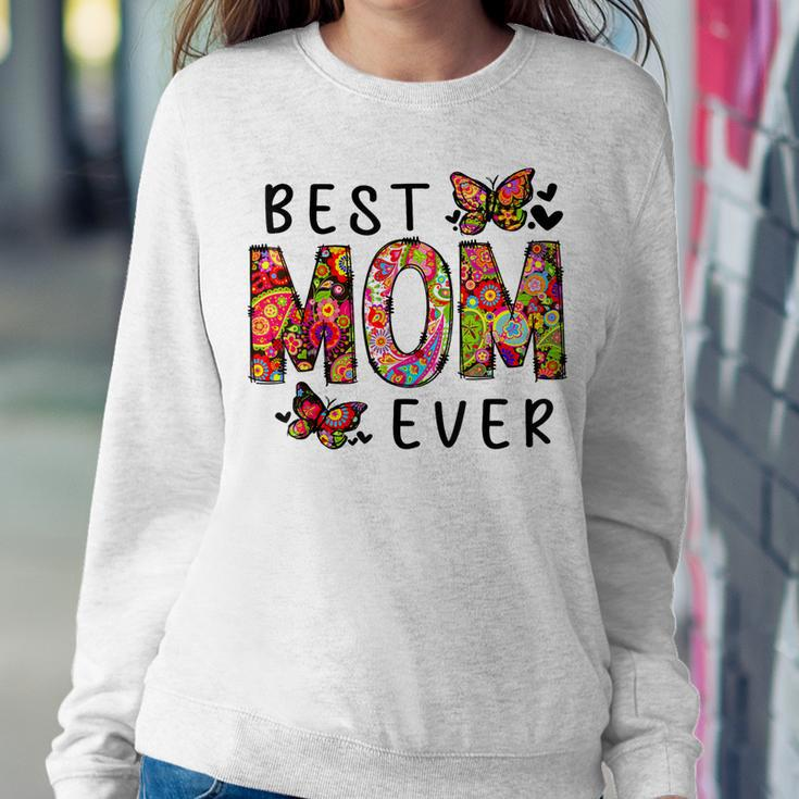 Floral Best Mom Ever From Daughter Son Kid Women Sweatshirt Unique Gifts