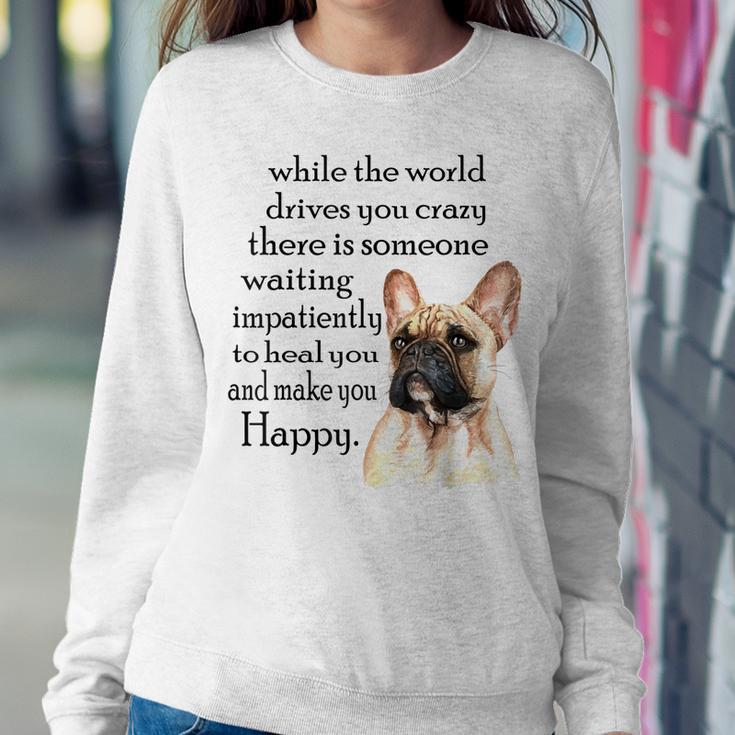 Love French Bulldog For Frenchie Mom Dog Birthday Women Sweatshirt Unique Gifts