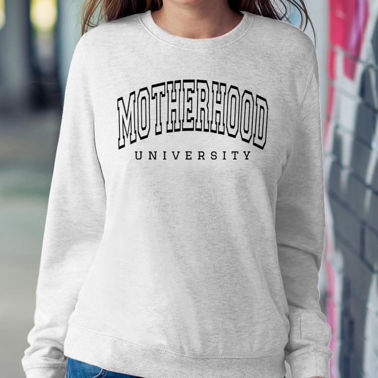 Motherhood University Mama Life Cute Mom Women Sweatshirt Unique Gifts